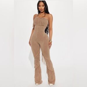 Fringed jumpsuit